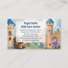 Royal Castle Daycare Babywatch Childcare Visitkort