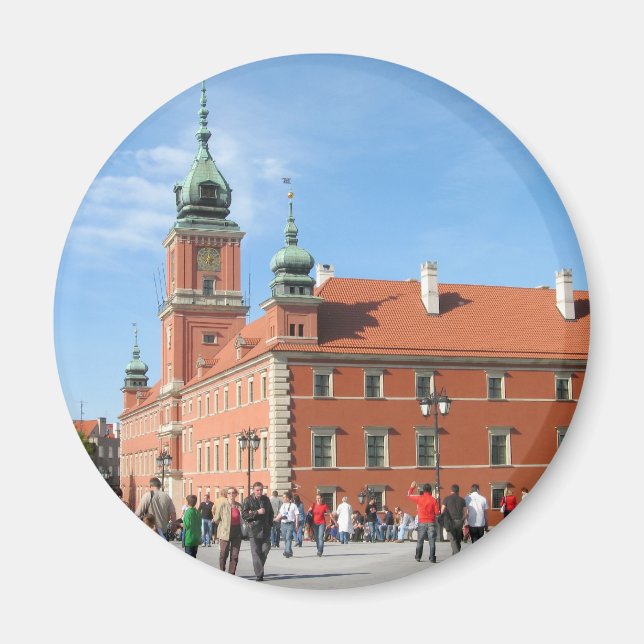 Royal Castle i Warszawa Magnet (Framsidan)