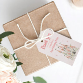 Royal Castle Rosa Birthday-favorittagg Presentetikett