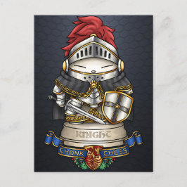 Royal Cat Chess Knight Biet Helg Vykort