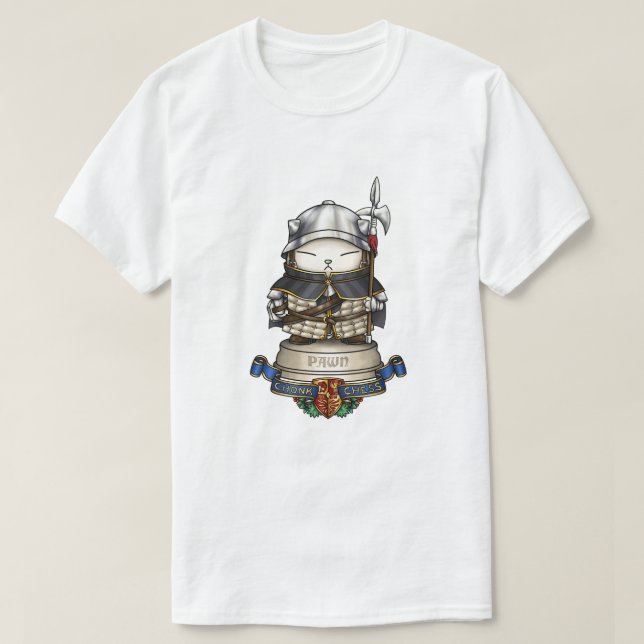 Royal Cat Chess Pawn Biet T Shirt (Design framsida)