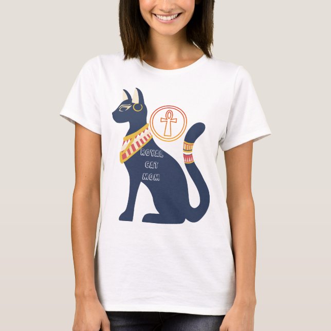 Royal Cat Mamma T Shirt (Framsida)