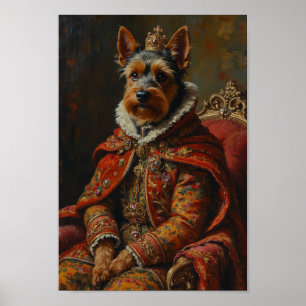 Royal Cesky Terrier Porträtt Poster