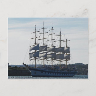 Royal Clipper under Sail Postcard Vykort
