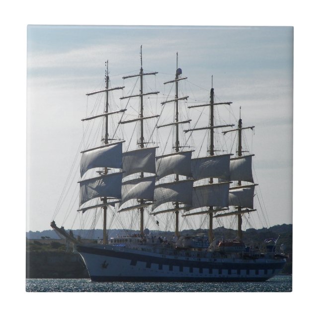 Royal Clipper under segling Kakelplatta (Framsidan)