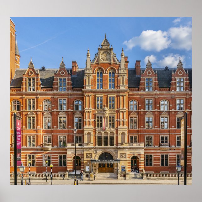 Royal College of Music: sunset. Poster (Framsidan)