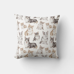 Royal Corgi Design Pillow Kudde