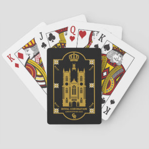 Royal Coronation Westminster Abbey London Casinokort