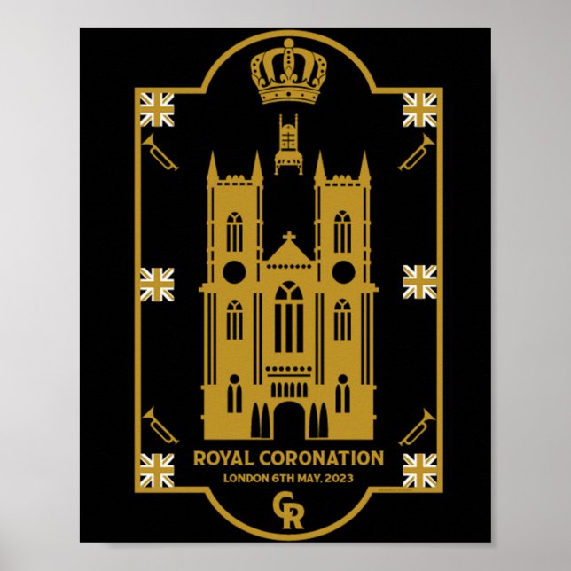 Royal Coronation Westminster Abbey Poster (Framsidan)
