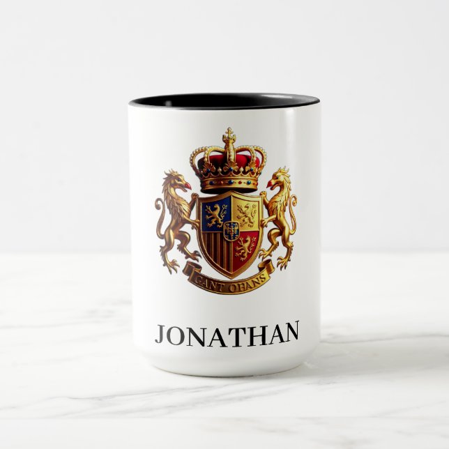 Royal Crest Gold – Majestätisk Prestige med Identi Mugg (Center)