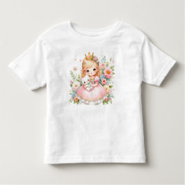 Royal Cuddle - Princess and Bear T Shirt
