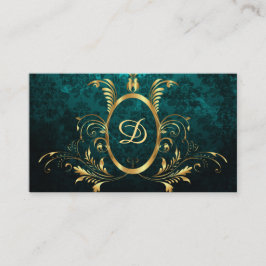 Royal Damask Turcos Personlig Visitkort