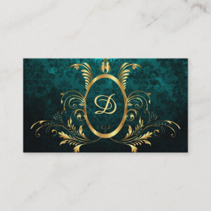 Royal Damask Turcos Personlig Visitkort