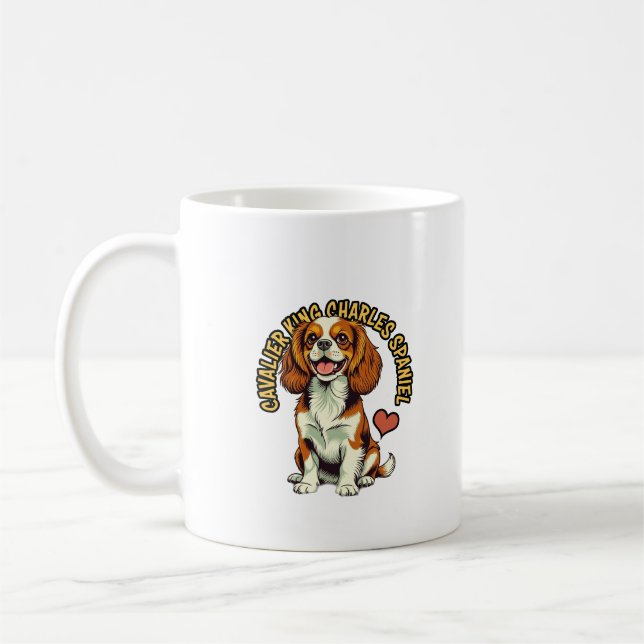 Royal Decree: The "Comforter" Spaniel Coffee Mug Kaffemugg (Vänster)