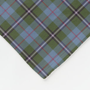 Royal Deeside Scotland District Tartan Fleecefilt