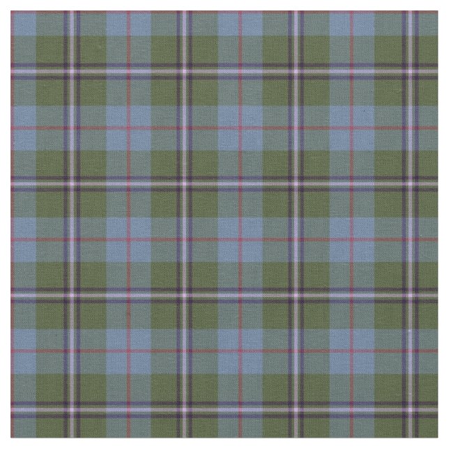 Royal Deeside Scotland District Tartan Tyg (Närbild)