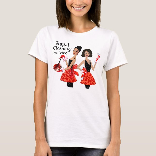 "Royal" DIVA Städning T-Shirts (Framsida)