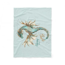 Royal Dragon Nyfödd bebis Blanket