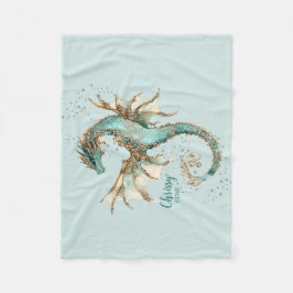 Royal Dragon Nyfödd bebis Blanket Fleecefilt