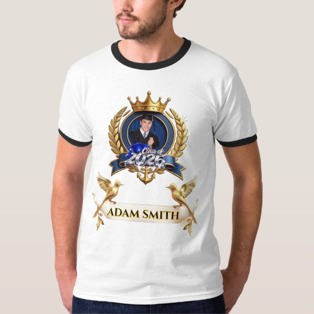 Royal Edition Klass 2026 Examenströja T Shirt (Framsida)
