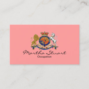 Royal Emblem ~ Affärskort / Unisex Visitkort