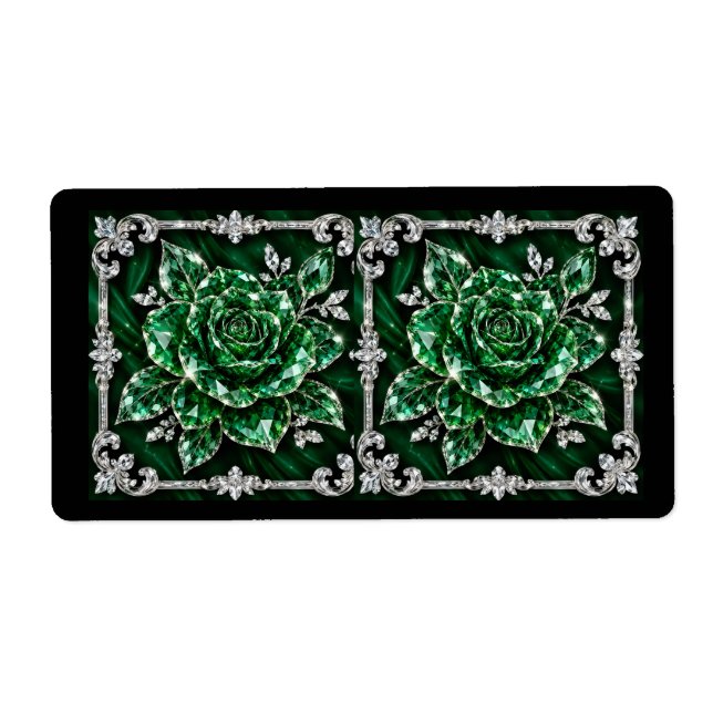 Royal Emerald Crystal Blommasamling Fraktsedel (Framsidan)