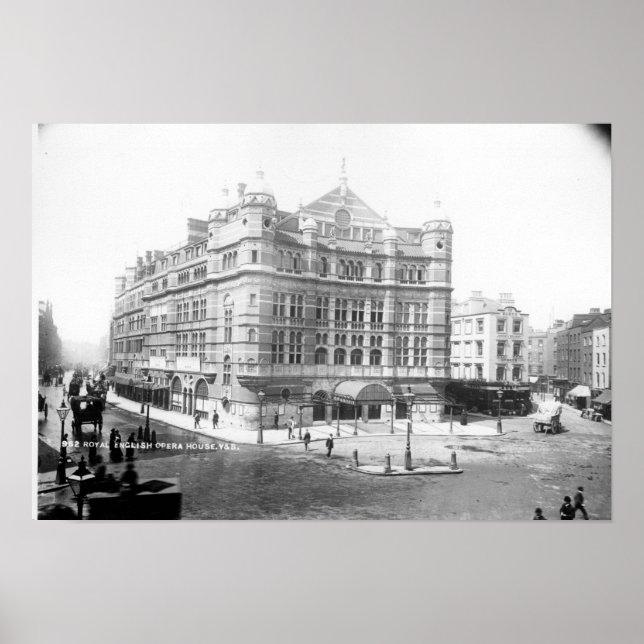 Royal English Opera House, 1891 Poster (Framsidan)