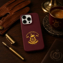 Royal Equestrian Club Burgundy iPhone-fodral | Gam