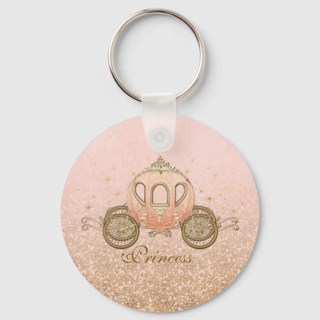 Royal Fairytale Princess Keychains - Coral Fantasy Nyckelring (Framsida)