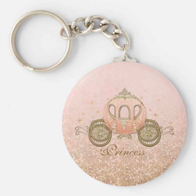 Royal Fairytale Princess Keychains - Coral Fantasy Nyckelring (Framsidan)