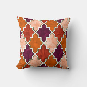 Royal Färgämne Quatrefoil Moroccan Art 3 Kudde