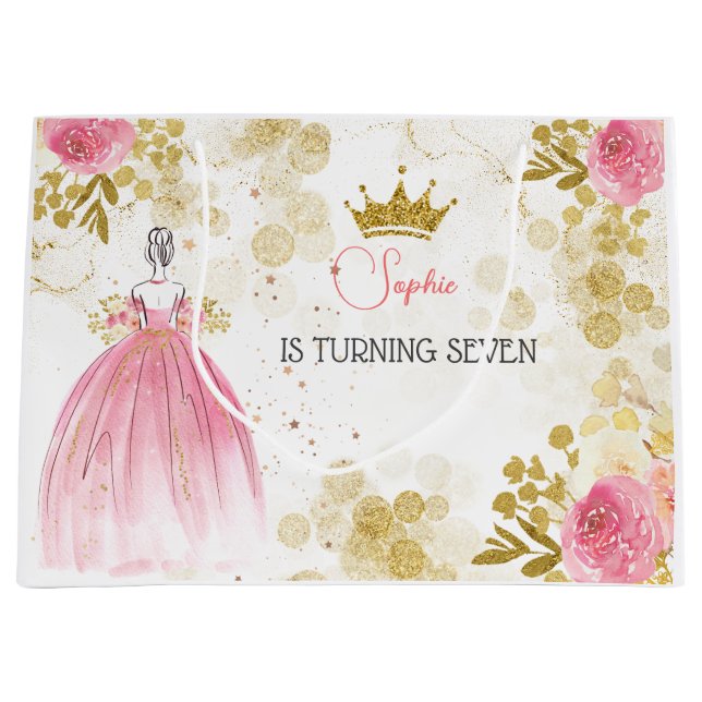 Royal firande rosa prinsessa födelsedag (Framsidan)