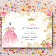 Royal firande rosa prinsessa födelsedag