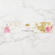 Royal firande rosa prinsessa födelsedag