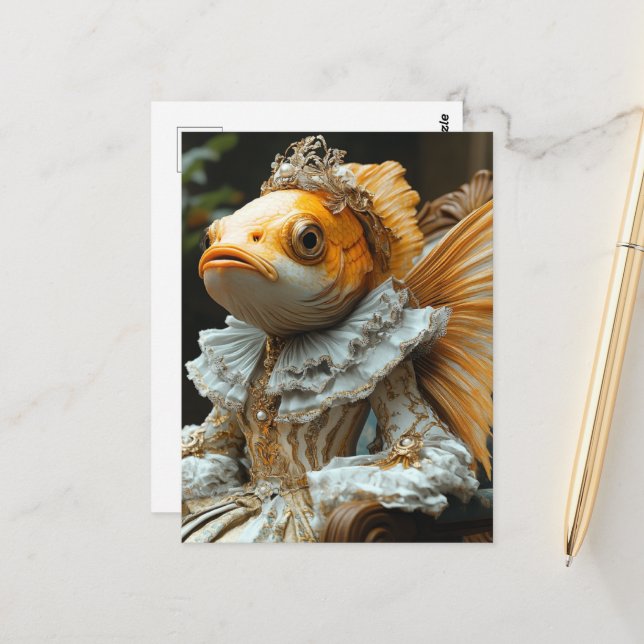 Royal Fish Vykort (Fram/Back In Situ)