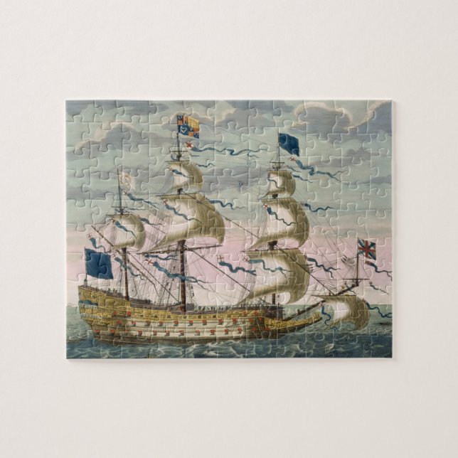 Royal (flaggskepp) av den engelska flottan, flyga pussel (Horisontell)