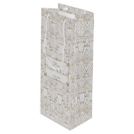 Royal Fleur-de-Lis Art Deco Guld White 20-talet Br