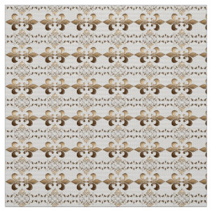Royal Fleur de Lis mönster Tyg