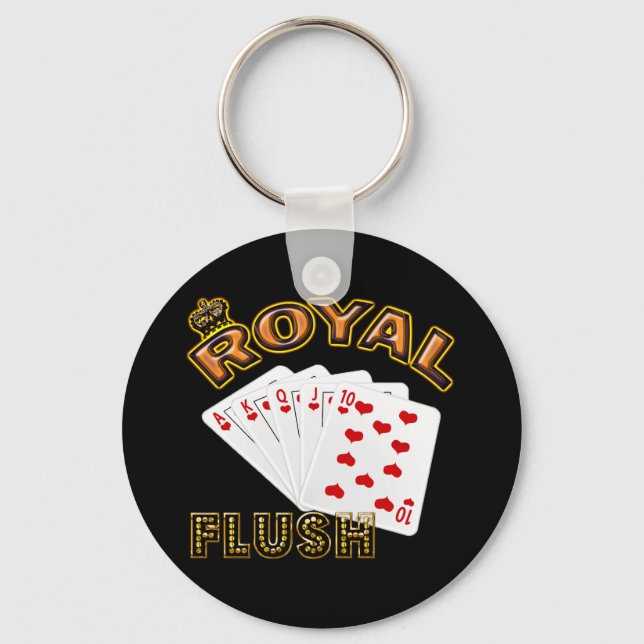 ROYAL FLUSH NYCKELRING (Framsida)