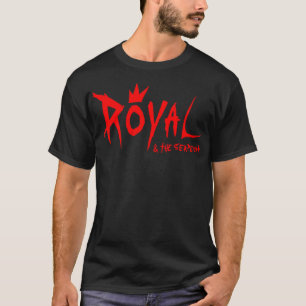 royal för röd logotyp &amp; sångerska t shirt