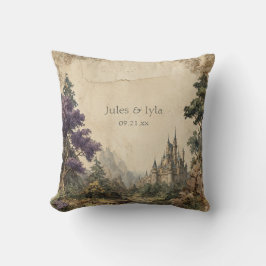 Royal Forest Castle Enchanted Bröllop Kudde