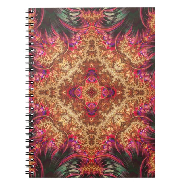 Royal Fractal | Notebook Anteckningsbok (Framsidan)