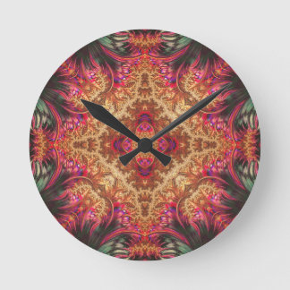 Royal Fractal | Round Wall Clock Rund Klocka