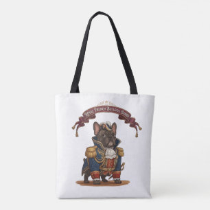 Royal Fransk Bulldoggvakt Vintage Hundkonst Tygkasse