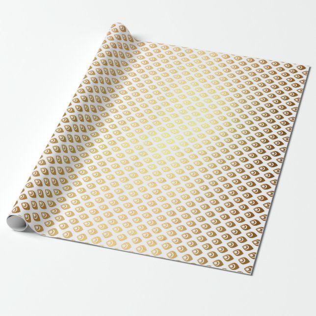 Royal Glam Golden Peacock Princess Presentpapper (Utrullad)