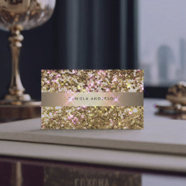 Royal Glitter Luxury Glamous QR-kod Visitkort