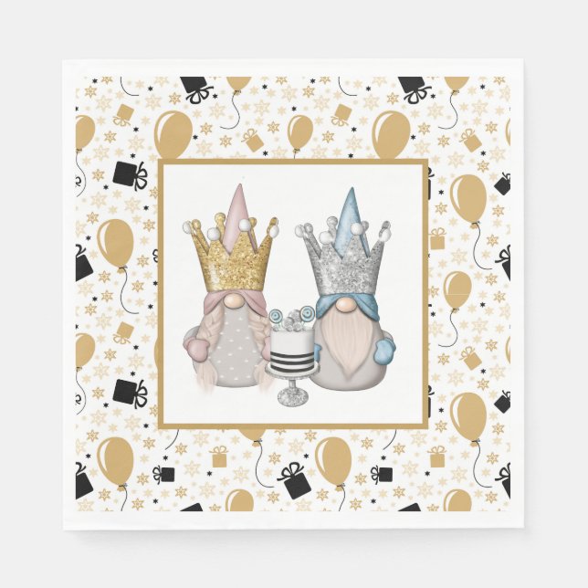 Royal Gnome Firande Pappersservett (Framsidan)