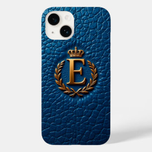 Royal Gold Crown Bokstav E Monogram Lyx