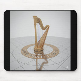 Royal Gold Harp Mousepad Musmatta