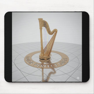 Royal Gold Harp Mousepad Musmatta